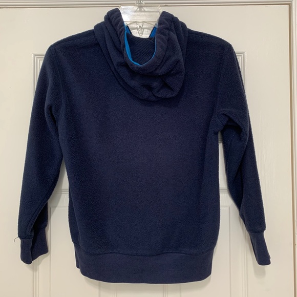 GAP boys full zip hoody size medium 8 navy blue - Picture 2 of 5